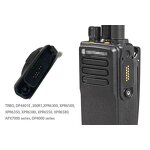 Connector Adapter Manufacturer - Audio Adapter for DP4000e Digital Portable Two-Way Radio Series Multi Pin to Moto 2pin