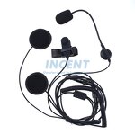 Helm Headset Manufacturer - 2 Pin PTT Headphone for Walkie Talkie Kenwood Baofeng Puxing Radio Ham Radio