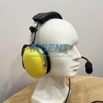 Aviation Headset Manufacturer - Yellow Pilot ANR Electret Condenser Microphone Active Noise Reduction A20