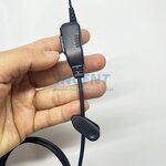 Audio Mic Kit Manufacturer - 2-Wire Acoustic Tube Coil Earbud Compatible with Multi-PIN Mo-to-ro-la CLP446 CLP1040 CLP108