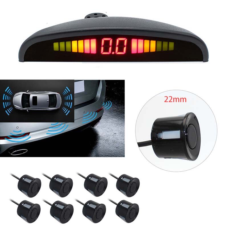 Parking Sensor Manufacturer - Auto Park 22mm Buzzer Rear View Reversing 8 Radar Assistant
