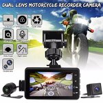 Motorcycle Recorder Manufacturer - Dual-lens 720P HD Waterproof Front Rear Dual Recording