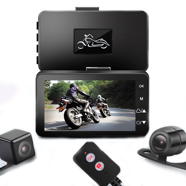 Motorcycle Recorder Camera Manufacturer - 3" 720P HD DVR IP67 Waterproof Night Vision