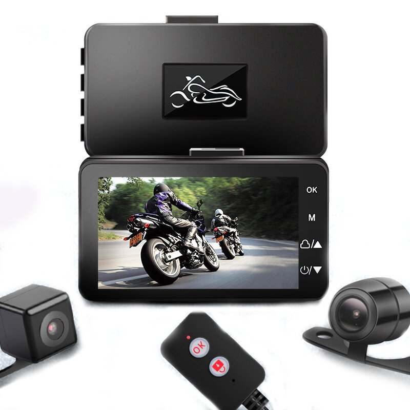 Motorcycle Recorder Camera Manufacturer - 3" 720P HD DVR IP67 Waterproof Night Vision