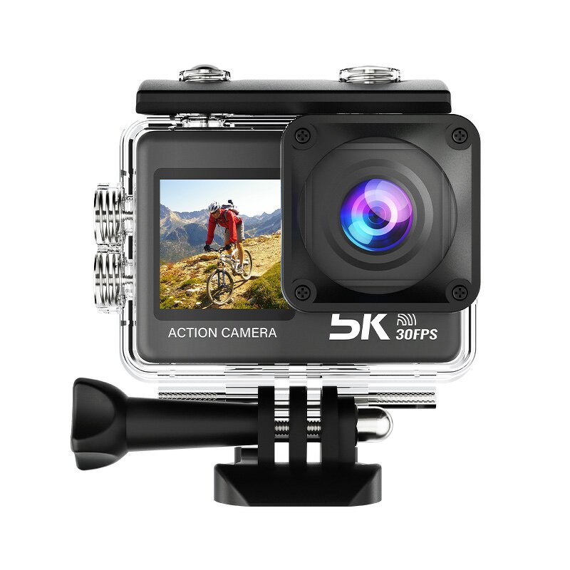 Action Camera Manufacturer - Waterproof Wifi Touch Screen Real 4K 5K 30fps 60fps Selfie