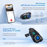 Motorbike Headset Manufacturer - Intercom for Helmet with Camera Auto Connected Noise Reduction