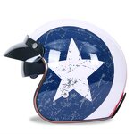 Motorcycle Helmet Manufacturer - Open Face Half Coverage Dual Visors Wireless Earphone