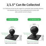 Mount Base Manufacturer - 2025 New 1" Anti-slip Marine Aluminum 1.5"X2" AMPS Hole