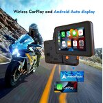 Motorcycle GPS Manufacturer - 5 Inch Waterproof Wireless Carplay Android Auto BT Touch Screen