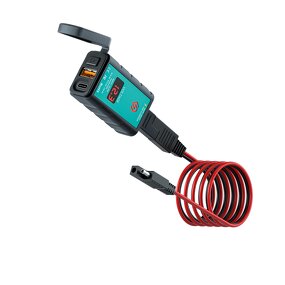 Motorcycle USB Charger Manufacturer - Dual Port 3.0 with Voltmeter for Smartphone