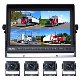 BSD Backup Parking Monitor Manufacturer - Forklift Safety HD 4 Camera AI System 10.1 Inch