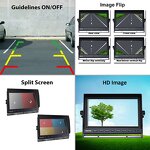 BSD Backup Parking Monitor Manufacturer - Forklift Safety HD 4 Camera AI System 10.1 Inch