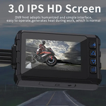Motorcycle DVR Manufacturer - 3 Inch Dual 1080P Waterproof WiFi GPS Dash Cam Front Rear