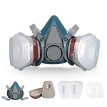 Gas Face Mask Manufacturer - Industrial Anti Dust Protective Half with Goggles