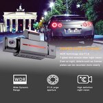 4K Dashcam Manufacturer - WIFI GPS 3 Channel Car DVR Front Rear Inside 3 Lens