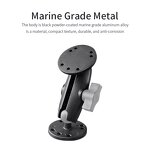 Vehicle GPS Bracket Manufacturer - Anti-shake 1 Inch Ball Head with AMPS Hole Pattern