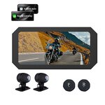 Motorcycle CarPlay DVR Manufacturer - 6.25" Wireless Projection Sony Cameras TPMS