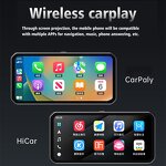 Wireless Dual FHD Cameras Manufacturer - 6.25" Carplay Android Waterproof TPMS BSD Radar