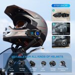 Motorbike Headset Manufacturer - Intercom for Helmet with Camera Auto Connected Noise Reduction