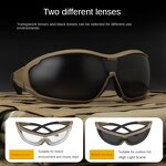 Goggles Manufacturer - Mouse Style Tactical Outdoor Windproof Fixed Straps Cycling