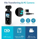Outdoor Sports Camera Manufacturer - 1.3 Inch Mini DV 270 Degree Panoramic Wifi Pocket