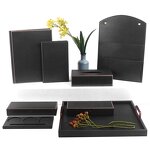 Hotel Room Supplies Manufacturer - High-end Customized Five-star Accessories PU Material Leather Item Hotel Supplies