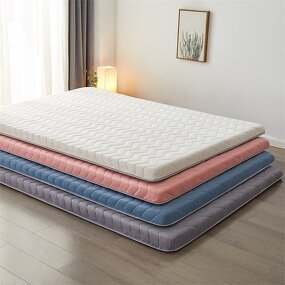 Futon Mattress Pad Manufacturer - Comfortable Soft Tatami Latex Memory Foam Foldable Full Queen King Sizes Thick Bed Topper Home Plain