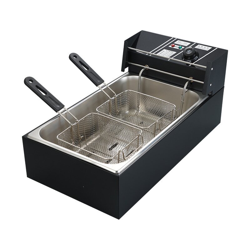 Deep Fryer Manufacturer - 6L 12L Commercial Restaurant Double-tank Single Double-screen Electric