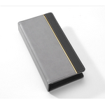 Leather Clipboard Manufacturer - Small Memo Paper Folding Writing Pad Restaurant Hotel Menu Folder Board