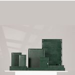 Hotel Room Leather Set Manufacturer - Luxury Wooden Foreskin Tray Paper Towel Box Tea Box Service Guide LOGO Custom Guest Room Goods