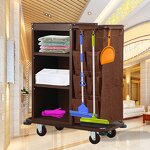Housekeeping Trolley Cart Manufacturer - Hotel Custom Inroom Cleaning Equipment Storage Cart