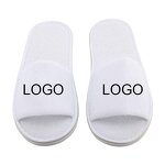 Hotel Toothbrush Manufacturer - 2023 Low Price Wholesale One Day Supplies Black Beige White Open Toe Spa Disposable Slippers