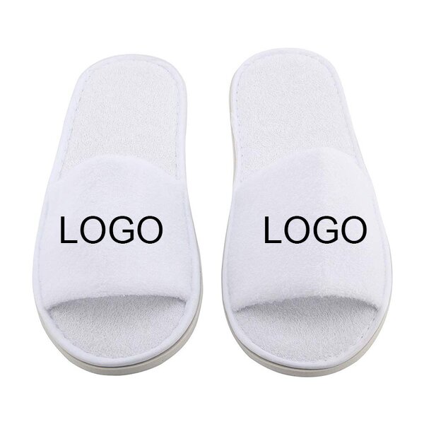 Hotel Toothbrush Manufacturer - 2023 Low Price Wholesale One Day Supplies Black Beige White Open Toe Spa Disposable Slippers