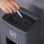 Cigarette Butt Trash Can Manufacturer - Large Capacity Indoor Outdoor Stainless Steel for Hotel Smoking Areas Elevator Entrances Waste Bins