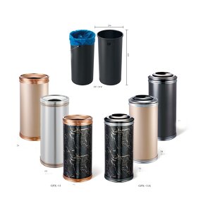 Recycling Trash Can Manufacturer - Hotel Outdoor Commercial Garbage Classification Stainless Steel Vertical