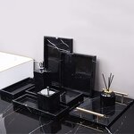 Bathroom Accessories Set Manufacturer - Toothbrush Holder Toothbrush Cup Soap Dispenser Bathroom Decor Sets