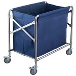 Hotel Linen Trolley Manufacturer - High Quality 4-Wheel Multifunctional for Housekeeping and Cleaning Services Hotel Supplies