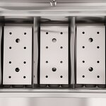 Noodle Pasta Machine Manufacturer - Factory Commercial 6 Holes Basket Cooking Machine Boiler Cooker Table Stainless Steel Cooker