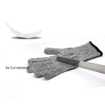 Cut Resistant Glove - 13G Grey HPPE for Garden Construction
