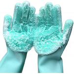 Cleaning Sponge Gloves - Magic Dishwashing Silicone Brush