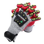 Impact Resistant Gloves - Custom TPR for Oilfield Protection