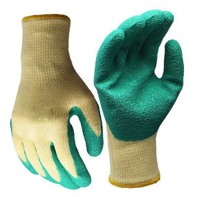 Safety Gloves - Latex Crinkle Coated EN388 for Construction