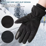 Winter Gloves - Touchscreen Leather Motorcycle Anti Cut