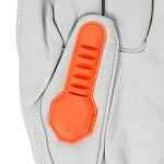 Safety Gloves - Cow Grain Leather TPR High Impact for Mechanic