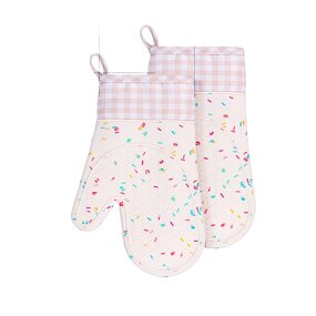 Oven Mitt Set - Professional Heat Resistant Silicone with Holder
