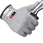 Cut Resistant Gloves - Level 5 Food Grade HPPE Reusable for Kitchen