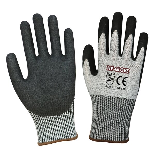 Cut Resistant Gloves - CE EN388 4343D Level 5 13G HPPE
