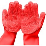 Cleaning Sponge Gloves - Magic Dishwashing Silicone Brush