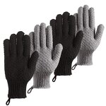 Exfoliating Gloves - Custom Color Carbonized Bamboo Fiber