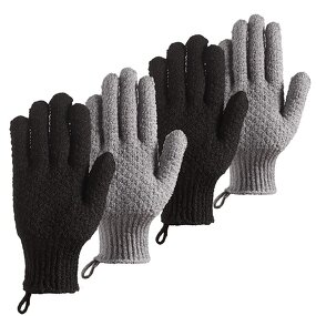 Exfoliating Gloves - Custom Color Carbonized Bamboo Fiber